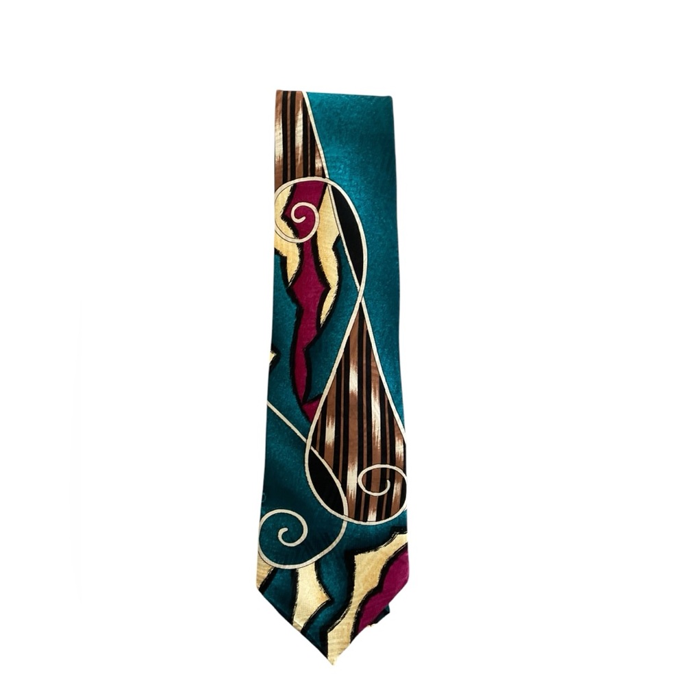 BRAVINI Men’s Tie Artsy Colorful Like New